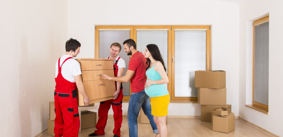 Movers in new house